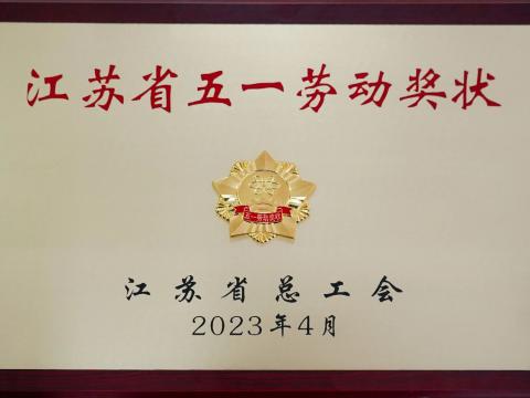 Z6官网电气集团荣获“江苏省五一劳动奖状”